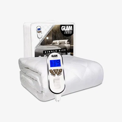 The Range Electric Blanket Fitted Mattress Underblanket  Feet And Body Settings - White / Single