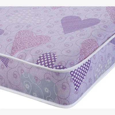 The Range Pink Hearts Lux Budget Kids Mattress - Pink Hearts Design / Small Single