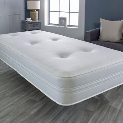 The Range Cool Touch Hand-Tufted with Memory Foam and Spring with White Border Mattress - White / Small Single