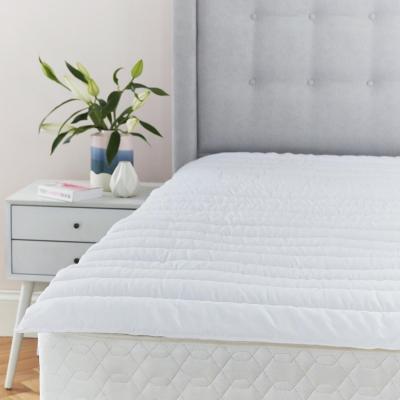 The Range Soft Touch Deep Fill Microfiber Mattress Topper - White / Single