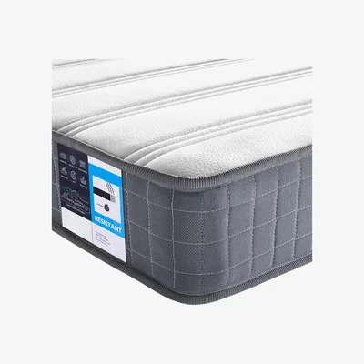 The Range Mattress with Knitted Jacquard Cover - Grey