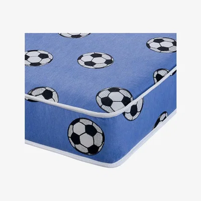 The Range Blue Football Lux Budget Kids Mattress - Blue / Single