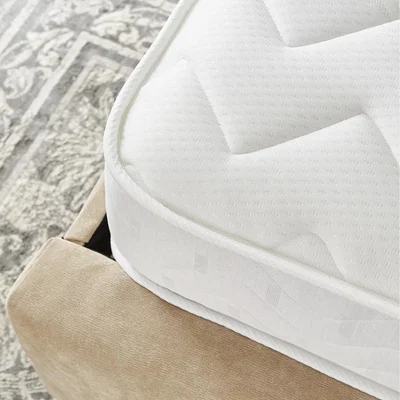 The Range Hybrid Memory Foam And Spring Mattress - White / Single