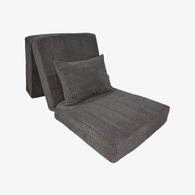 The Range Tri Folding Z Bed Mattress Pad And Matching Pillow(Grey) - GREY