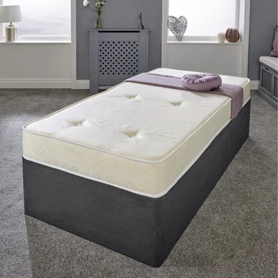 The Range Damask Essentials Gold Comfort Tufted Mattress - Gold Damask / Single