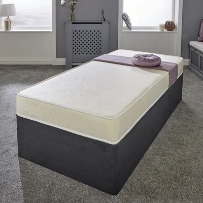 The Range Damask Essentials Gold Comfort Flattop Mattress - Gold Damask / Small Single