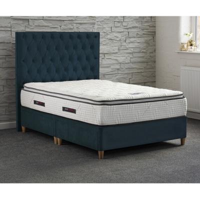 The Range Jonas & James Chatsworth Divan Bed Set With Mattress - Ocean / Single / 4