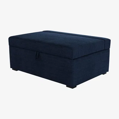 Sofa.com Henry Single Bed in Box in Twilight Slubby Cotton - sofa.com