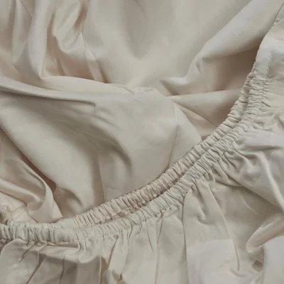 Bombinate.com Almond 400 Thread Count Sateen Sheet