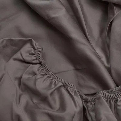 Bombinate.com Taupe 400 Thread Count Sateen Sheet