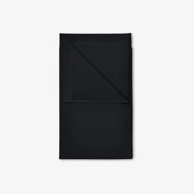 Dunelm Pure Cotton Flat Sheet Black