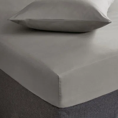 Dunelm Fogarty Soft Touch Fitted Sheet Slate Grey