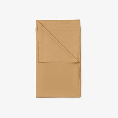 Dunelm Pure Cotton Flat Sheet Honey
