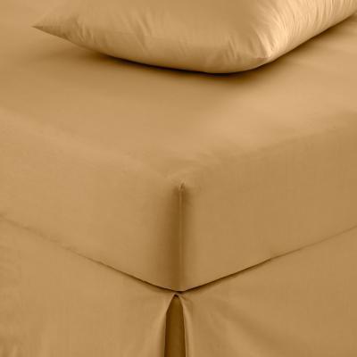 Dunelm Pure Cotton Fitted Sheet Honey