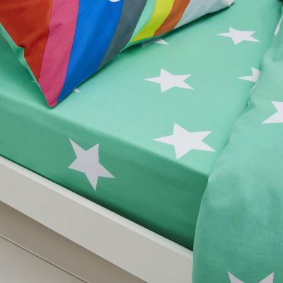 Dunelm Born To Shine Fitted Sheet MultiColoured