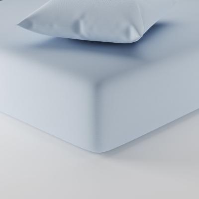 Dunelm Plain 100% Cotton 200 Thread Count Fitted Sheet Blue