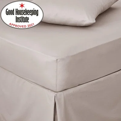 Dunelm Non Iron Plain Fitted Sheet Natural
