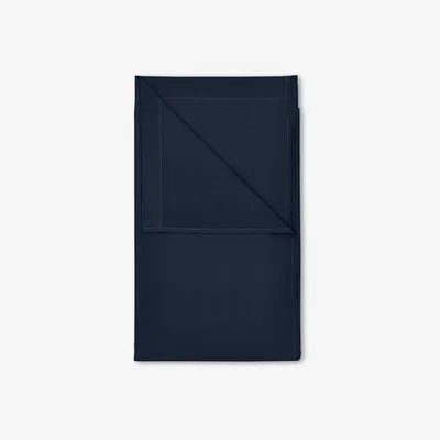 Dunelm Pure Cotton Flat Sheet Luxe Navy