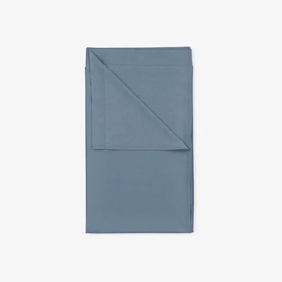 Dunelm Pure Cotton Flat Sheet Denim Blue