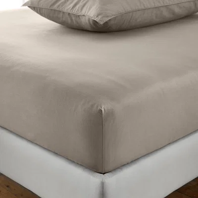 Dunelm Recycled Cotton Fitted Sheet Chateau Grey