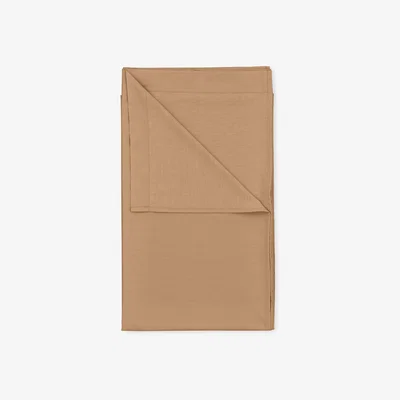 Dunelm Pure Cotton Flat Sheet Camel
