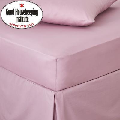 Dunelm Non Iron Plain Fitted Sheet Lilac