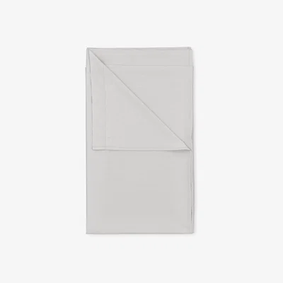 Dunelm Pure Cotton Flat Sheet Silver
