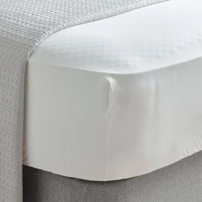 Dunelm Washed Cotton Fitted Sheet White