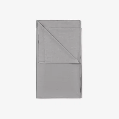 Dunelm Pure Cotton Flat Sheet Dove (Grey)