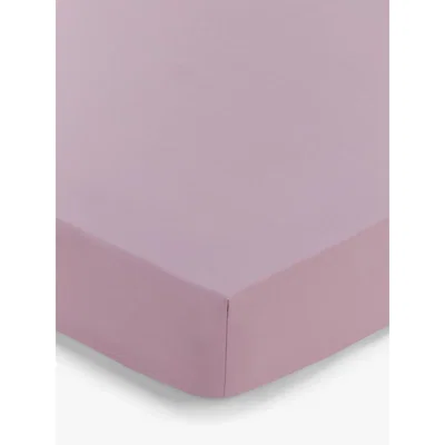 John Lewis John Lewis & Partners 200 Thread Count Cotton Deep Fitted Sheet