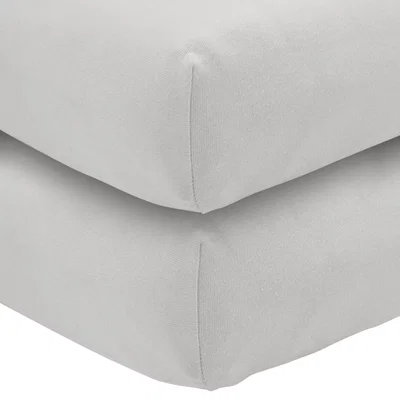 John Lewis John Lewis & Partners Baby GOTS Organic Cotton Fitted Cotbed Sheet, Pack of 2