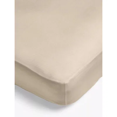 John Lewis John Lewis & Partners Easy Care Organic Cotton Fitted Sheets