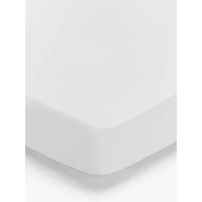 John Lewis John Lewis & Partners 200 Thread Count Cotton Standard Fitted Sheet