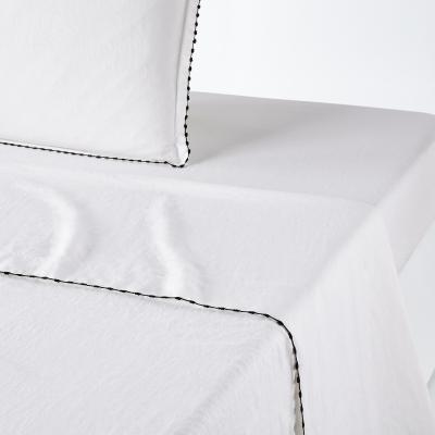 La Redoute Léone Washed Linen Flat Sheet