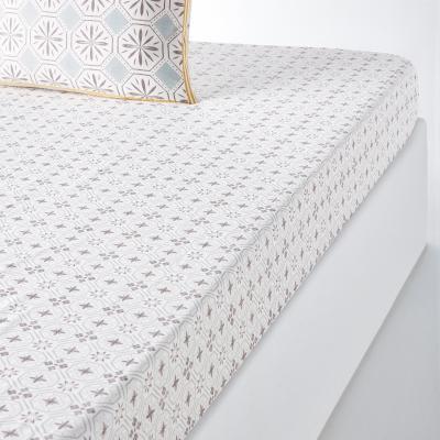 La Redoute Salernes Printed Cotton Fitted Sheet