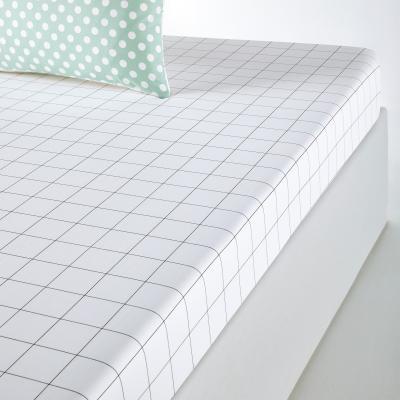 La Redoute Seattle Fitted Sheet in Geometric Print Cotton