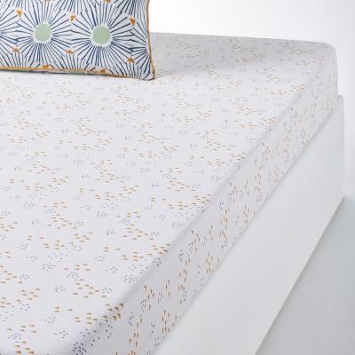 La Redoute OJA Geometric Print Cotton Fitted Sheet