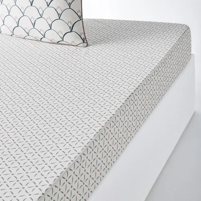 La Redoute ELKA Cotton Percale Fitted Sheet