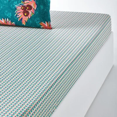 La Redoute Sami Cotton Percale Fitted Sheet