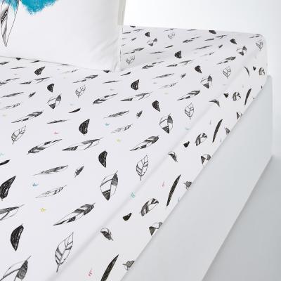 La Redoute Dreamcatcher Feather Cotton Fitted Sheet