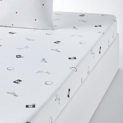 La Redoute Just Married Cotton Fitted Sheet