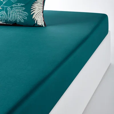 La Redoute Grues Fitted Sheet in Cotton Percale