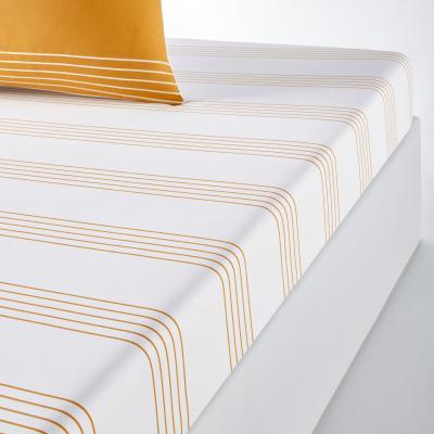 La Redoute Horizon Striped Cotton Fitted Sheet