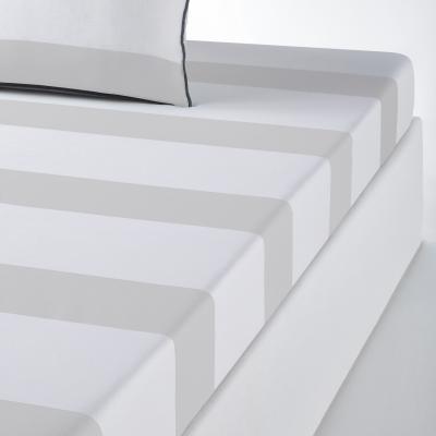 La Redoute Yacht Striped Cotton Fitted Sheet