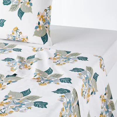 La Redoute Marmande Cotton Percale Flat Sheet
