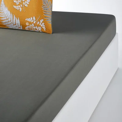 La Redoute Fougère Cotton Percale Fitted Sheet