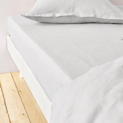 La Redoute Washed Linen Plain Fitted Sheet