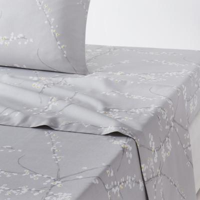 La Redoute Natsumi Cotton Satin Floral Flat Sheet