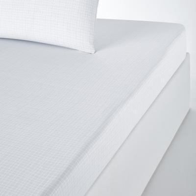 La Redoute Square Cotton Percale Fitted Sheet