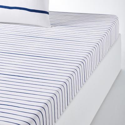 La Redoute GLENANS Nautical Striped Cotton Fitted Sheet